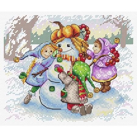 Embroidery Set "Friendly Team" 15 × 19 cm
