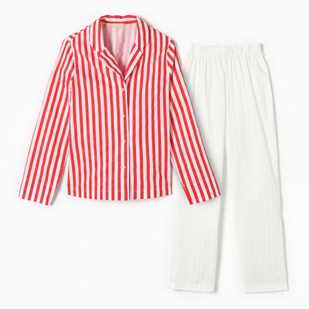 Female pajamas (shirt and trousers) kaftan "strip" p. 48-50-5