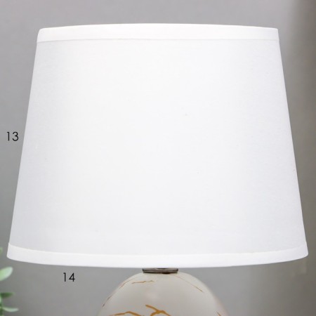 Sendy table lamp E14 40W white 18x18x29 cm Risalux-3