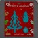 Stick phosphorus plastic "Christmas tree and snowman" set 3 pcs 28.5x23.5 cm