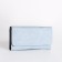 Women's wallet on the button, blue color