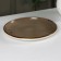 Porcelain dining plate Magistro "Cerera", d = 20 cm, brown color
