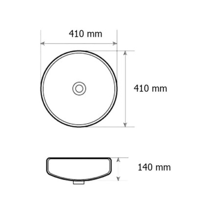 Comforty 78170 sink, invoice, white color-1