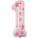 Foil ball 40 "1 year old baby", digit