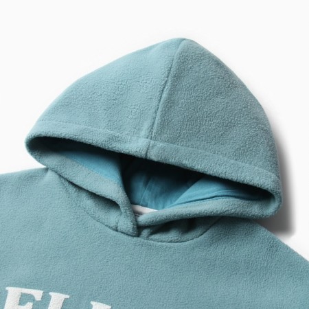 Sweatshirt for girls, menthol color, height 110 cm-1