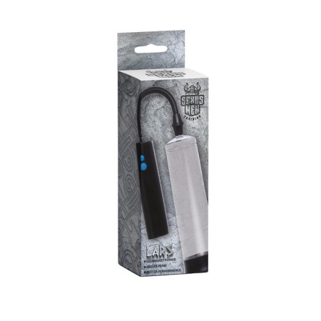 Mechanical pump for the penis Sexus Men Lars, ABS plastic, black, 62 cm-7