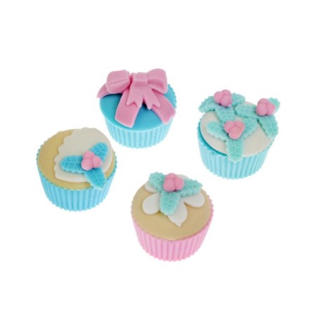 A set of figured erasers "Pies/Ice Cream", 4 pieces, mix (barcode on a piece)-2