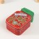 Casket Metal "Bank with cookies" red 15.5x10x5.5 cm