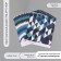 Scrapbooking paper "strict geometry" density 180 grams set 10 pcs 15.5x17 cm
