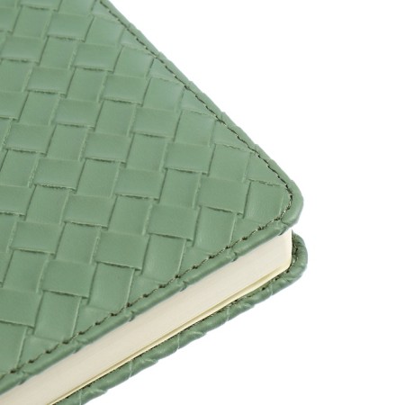 Gift Davente.clair: Diaoon Lowed A5 136 sheets, hard cover, block 70, green + ballpoint pen-5
