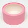 Box - tube 2 in 1, with a transparent lid "Pink", 21 x 11 - 18 x 10 cm