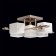 Tetro ceiling chandelier, 5x60W E14, metal 65x65x20 cm
