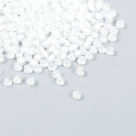 Beads "Zlatka" 08/0, 3 mm, 10 g 0201 White