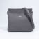 Bag Cross-Bodi with a zipper, gray color