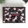 Casket tree "Pink unicorns on black" leatherette gloss 5.5x24x17 cm