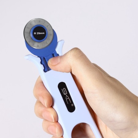 Cutting knife, d = 28 mm, 15 × 3.5 cm, blue color-5