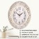 Watch wall, interior "turns", 31 x 26 cm, silent, white body with gold