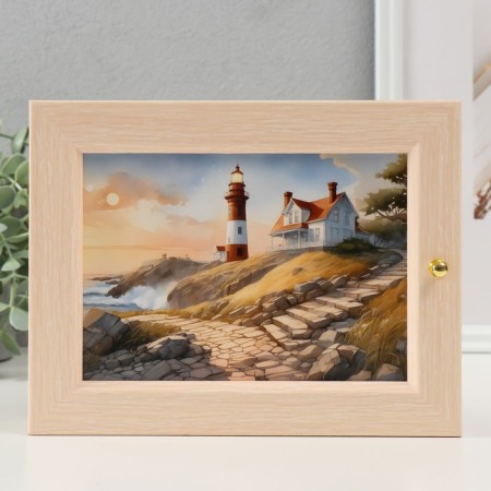 Klyucker "House and Lighthouse" 17x22 cm