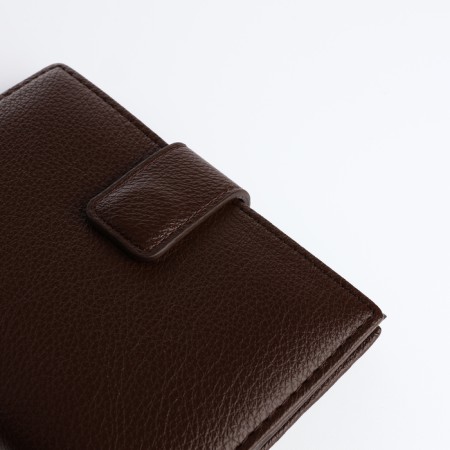 Cover for car documents and passports for magnet, brown color-3