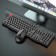 Keyboard set + Hoco GM16 mouse, wired, membrane, cable 1.2 m, black