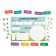 The designer game "Weather Calendar", with a gaming field, 75 details