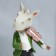 Polystone souvenir "Bremen musicians. Horse with violin" 31.5x15x15.5 cm
