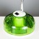 Avi table lamp E27 15W green 16x16x49 cm Risalux