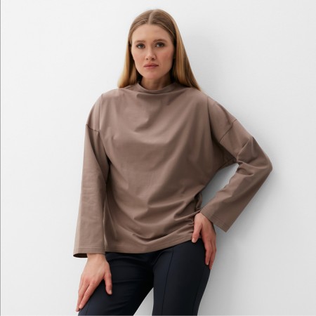 Longsliv Women's Minaku: Casual Collection Color Chocolate, Rr. 48