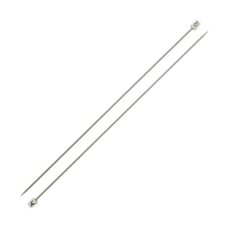 Knitting knitting needles, aluminum, 2.50 mm/35cm, 2 pcs-1