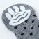Noskes non -slip "peas", size m (3/4 * 7.5 cm), set 4 pcs, gray