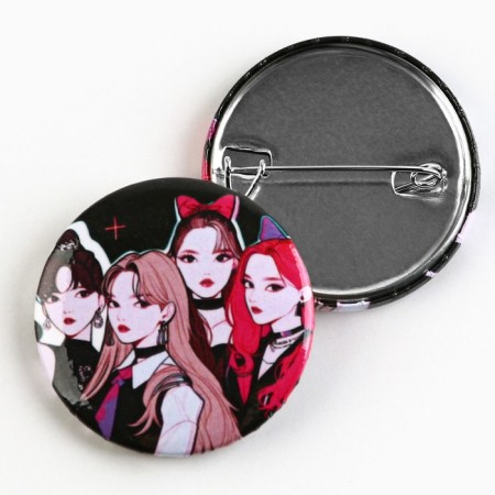 The icon of the sunset anime "K-POP Group", D = 38mm-1