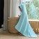 Lovelife towel "friend", col. Blue, 80x80 cm, 100% PE, microfiber 280 g/m2