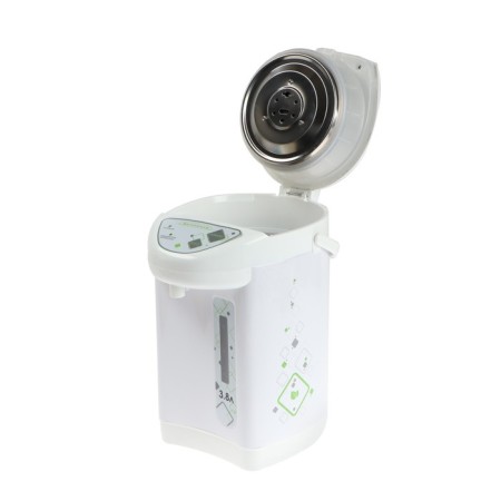 Thermopotus Volzhanka TMP-002, 750 W, 3.8 l, white, drawing "ROMBA"-1