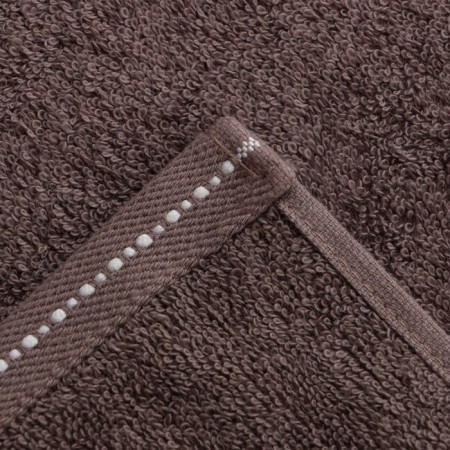 Trick London towel 50x90 cm, gray-brown, 100% cotton, 430g/m-3