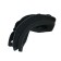 Glasses-mask for motorcycle driving, collapsible, transparent glass, black