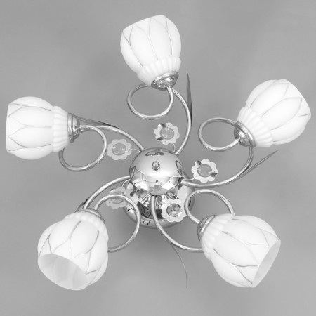 Viola chandelier 5x40W E27 Chrome Model: 2612379-3