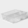 A set of universal organizers (s+m+l), 3 pcs, transparent color
