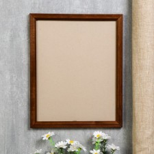 Photo frame wood 24x30 cm, walnut, mix (plastic screen)