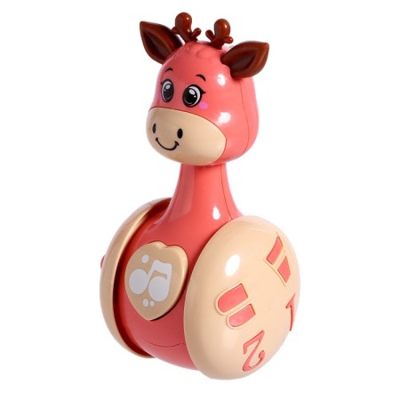 Developing toy "Olenenok Robbie", pink color-1