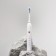 Luazon LP-005 electric toothbrush, vibrational, 2 nozzles, from battery, white