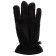 Gloves fleece, black color, s-m size
