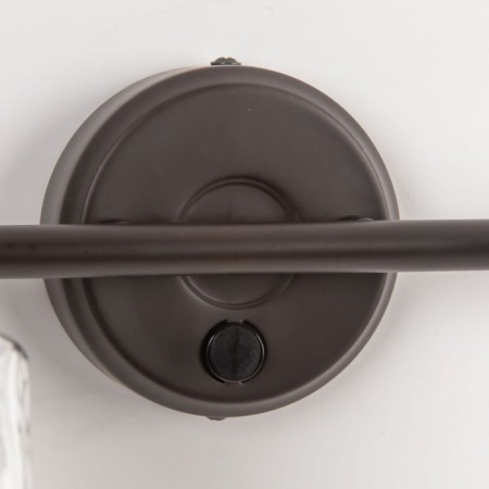 Sconces Citilux "Artist" CL510525, 37x15 cm, 2x40W, E14, brown color-5