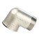 STOUT SFT-0012-000114, 1 1/4 ", external/internal thread, nickelled brass