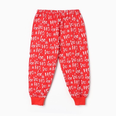 Pajamas for a boy, red color, height 128 cm-3