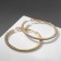 PRINCESS REVESS EARRES WITH THE COLLECTION, White in gold, D = 4.5 cm