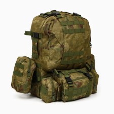 Рюкзак тактический "Storm tactic" стропы MOLLE, подсумки, 50 л, мох