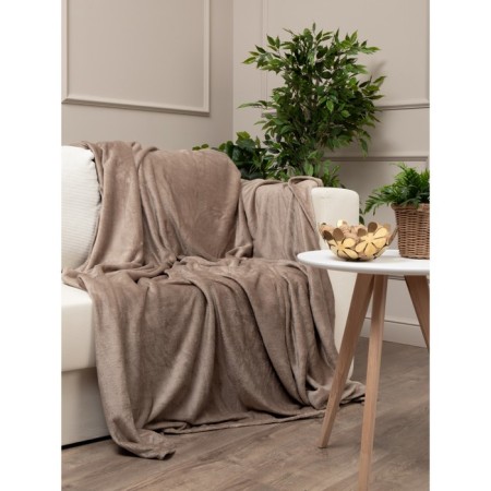 Texrepublic blanket, size 150x200 cm, brown color-7
