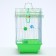 Poultry cell is equipped BD-1/1D, 30 x 23 x 39 cm, green