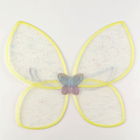 Carnival wings "butterfly", yellow color