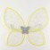 Carnival wings "butterfly", yellow color